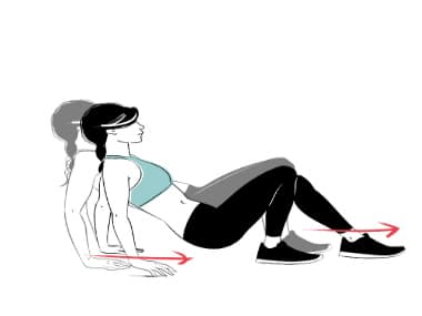 Crab walk: An intense full-body exercise you can do anywhere, even on vacation