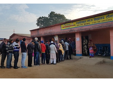 Polling concludes in Jharkhand Assembly election; 71.69% turnout as final phase of voting passes off peacefully, say EC officials Polling concludes in Jharkhand Assembly election; 71.69% turnout as final phase of voting passes off peacefully, say EC officials