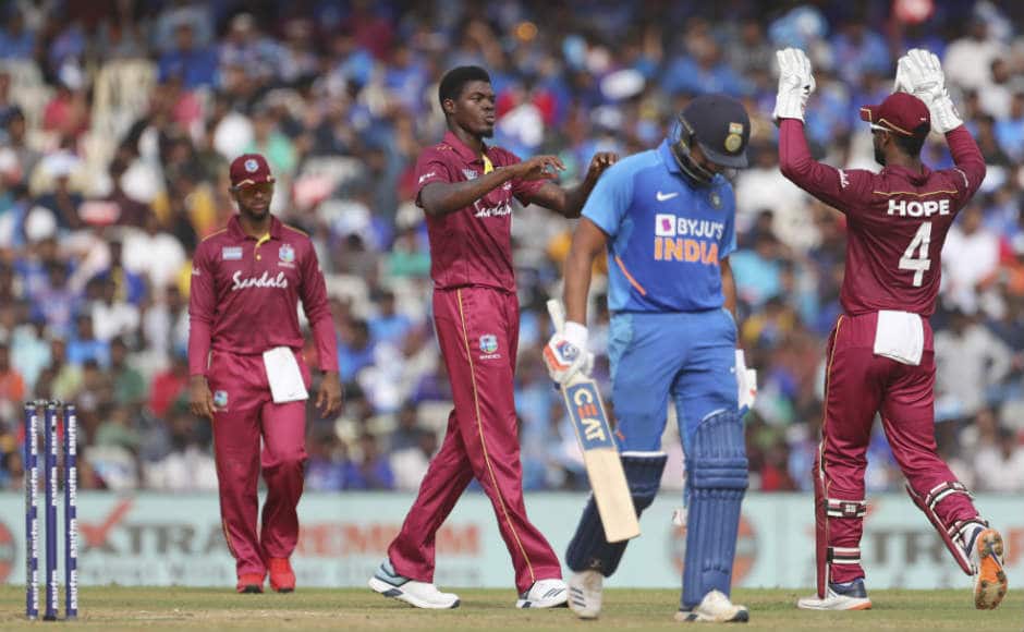Cottrell was assisted by fellow seamers Alzarri Joseph and Keemo Paul, who picked up two wickets each on a slow Chennai wicket. AP 