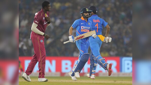 India vs West Indies: Virat Kohli leads from the front in tricky chase to help hosts seal series with four-wicket victory