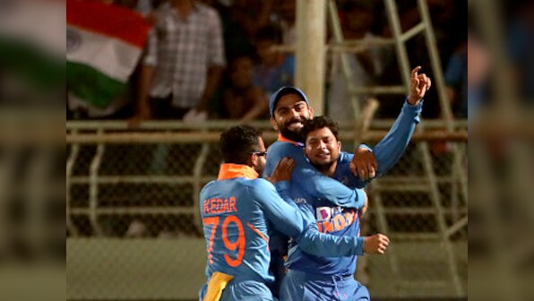 India vs West Indies: Kuldeep Yadav becomes first Indian bowler to scalp two international hat-tricks