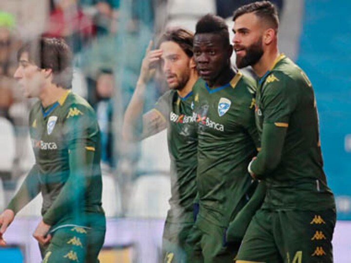 Serie A: Mario Balotelli scores in Brescia win on Eugenio Corini's return as coach