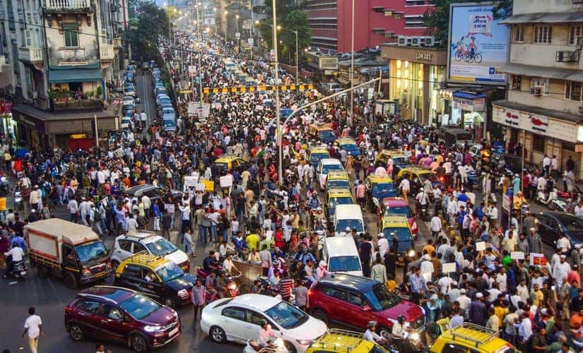 File image of ant-CAA protests in Mumbai on 19 December. PTI