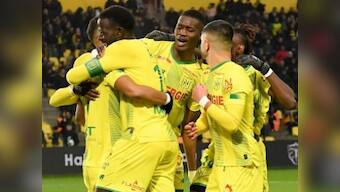 Ligue 1: Nantes end five-match winless streak after beating 10-man Toulouse; Monaco-PSG postponed due to bad weather