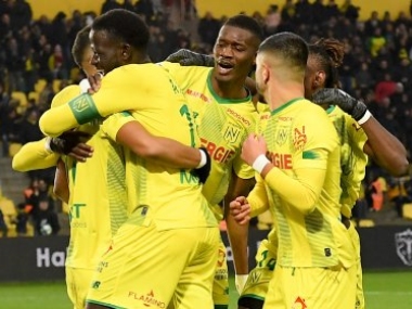 Ligue 1: Nantes end five-match winless streak after beating 10-man Toulouse; Monaco-PSG postponed due to bad weather Ligue 1: Nantes end five-match winless streak after beating 10-man Toulouse; Monaco-PSG postponed due to bad weather