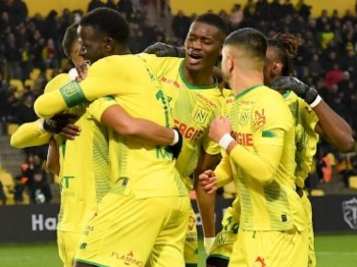 Ligue 1: Nantes end five-match winless streak after beating 10-man Toulouse; Monaco-PSG postponed due to bad weather