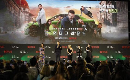 Netflix's 6 Underground Press Conference in Seoul, South Korea