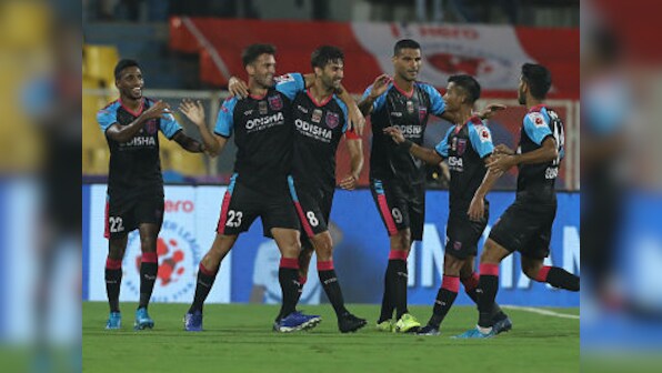 ISL 2019-20: Ten-man Odisha survive late scare against Hyderabad to inch closer to top four with nervy victory