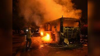 Manish Sisodia blames 'dirty politics' for burning of buses, demands investigation; cops were dousing flames, says police official