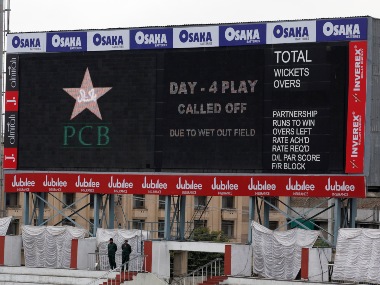 Pakistan vs Sri Lanka: Rain continues to play spoilsport as day four gets called off without a ball being bowled Pakistan vs Sri Lanka: Rain continues to play spoilsport as day four gets called off without a ball being bowled