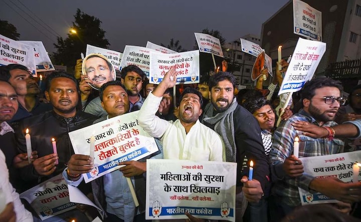 Day after Unnao rape victim's death, protesters hold candle marches, demand justice for victims of sexual assault