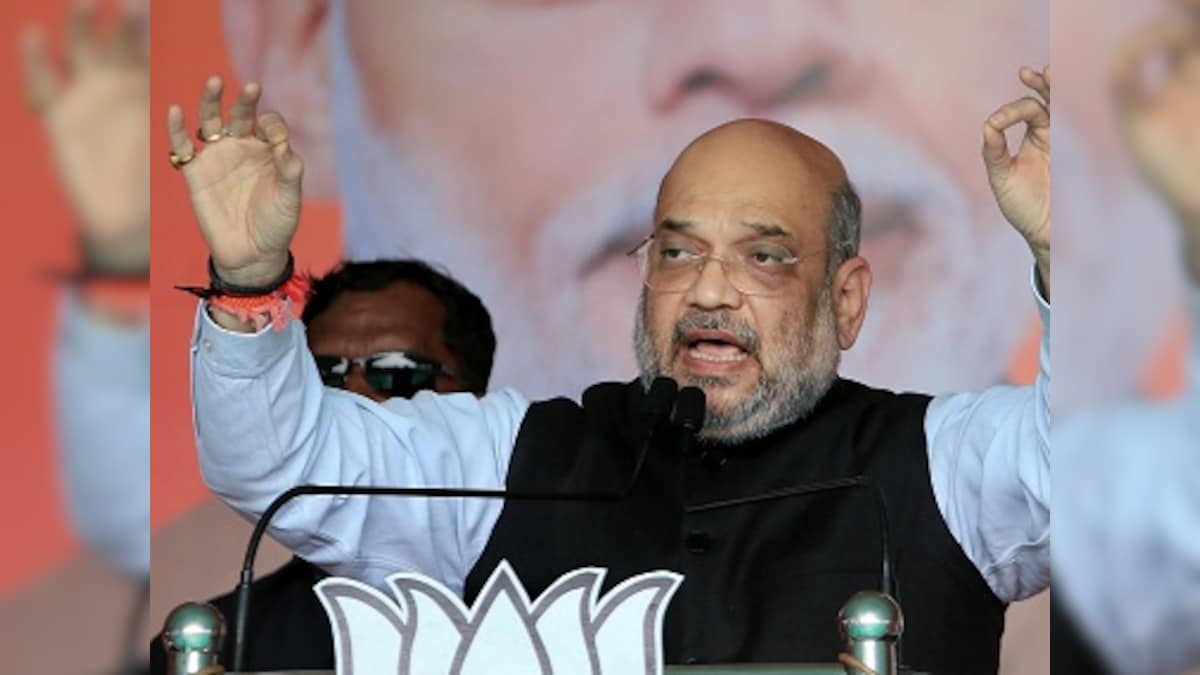 At poll rally in Jharkhand's Poreyahat, Amit Shah says 'sky-touching' Ram temple will be built in Ayodhya within four months