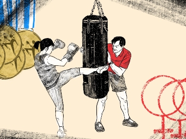 In Meghalaya's Smit village, community kickboxing classes offer a chance to beat gender stereotypes In Meghalaya's Smit village, community kickboxing classes offer a chance to beat gender stereotypes