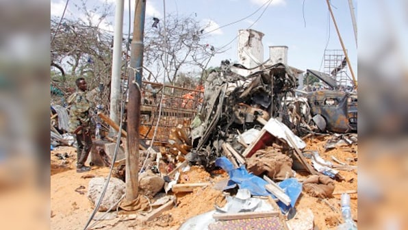 Somalia truck bombing: At least 73 dead, more than 50 injured in Mogadishu after vehicle explodes at security checkpoint