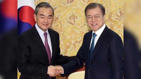 South Korea's Moon Jae-in calls for Chinese role in denuclearising Korean peninsula, ending stand-off with North