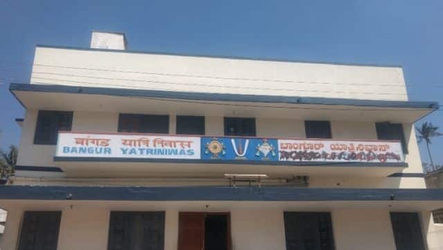 Defaced Tamil signage in Melukote, Mandya district, Karnataka, a Vaiṣṇava center home to many Tamil Brahmins