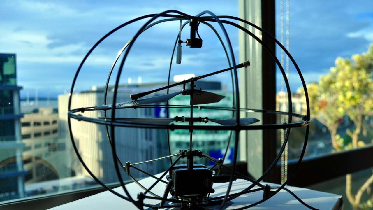 The Puzzlebox Orbit is a revolutionary helicopter, which is controlled by brain waves. Image: Kickstarter