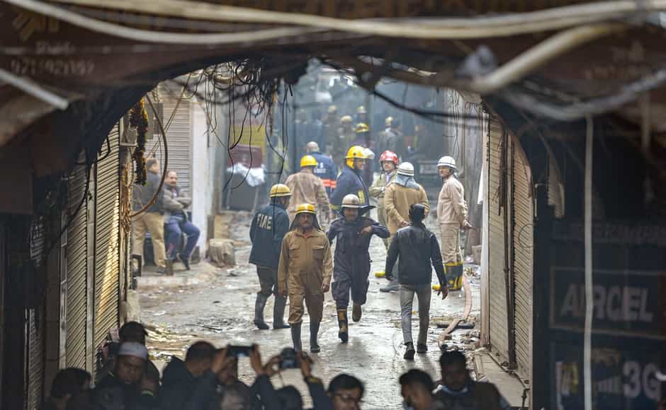 Delhi Fire: 43 Dead, Several Injured In Anaj Mandi; 150 Firemen, Ndrf 