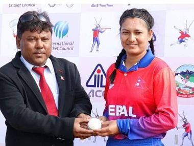 South Asian Games 2019: Nepal's Anjali Chanda finishes with record figures of 0/6 in hosts' 10-wicket win over Maldives South Asian Games 2019: Nepal's Anjali Chanda finishes with record figures of 0/6 in hosts' 10-wicket win over Maldives