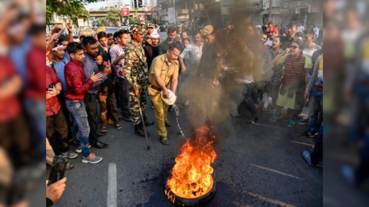 North East erupts in protest against Citizenship (Amendment) Bill: SMS, internet suspended in Tripura; protests in Assam, Meghalaya, Arunachal throw normal life out of gear