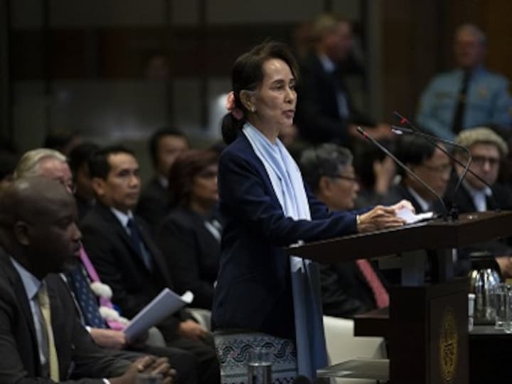 Aung San Suu Kyi denies allegations of genocide against Rohingya community at ICJ, says 2017 exodus was result of battle with insurgents