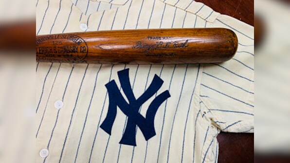 Legendary baseball player Babe Ruth's 500th home run bat sells for more than $1 million
