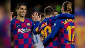 LaLiga: Lionel Messi, Luis Suarez and Antoine Griezmann find the target as Barcelona end year top of the league