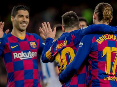 LaLiga: Lionel Messi, Luis Suarez and Antoine Griezmann find the target as Barcelona end year top of the league LaLiga: Lionel Messi, Luis Suarez and Antoine Griezmann find the target as Barcelona end year top of the league