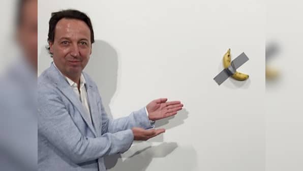A grudging defense of Maurizio Cattelan's $120,000 banana, which has won art-world notoriety, and public visibility