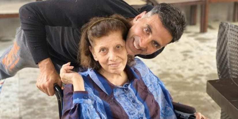 Betty Kapadia with Akshay Kumar. Image from Twitter