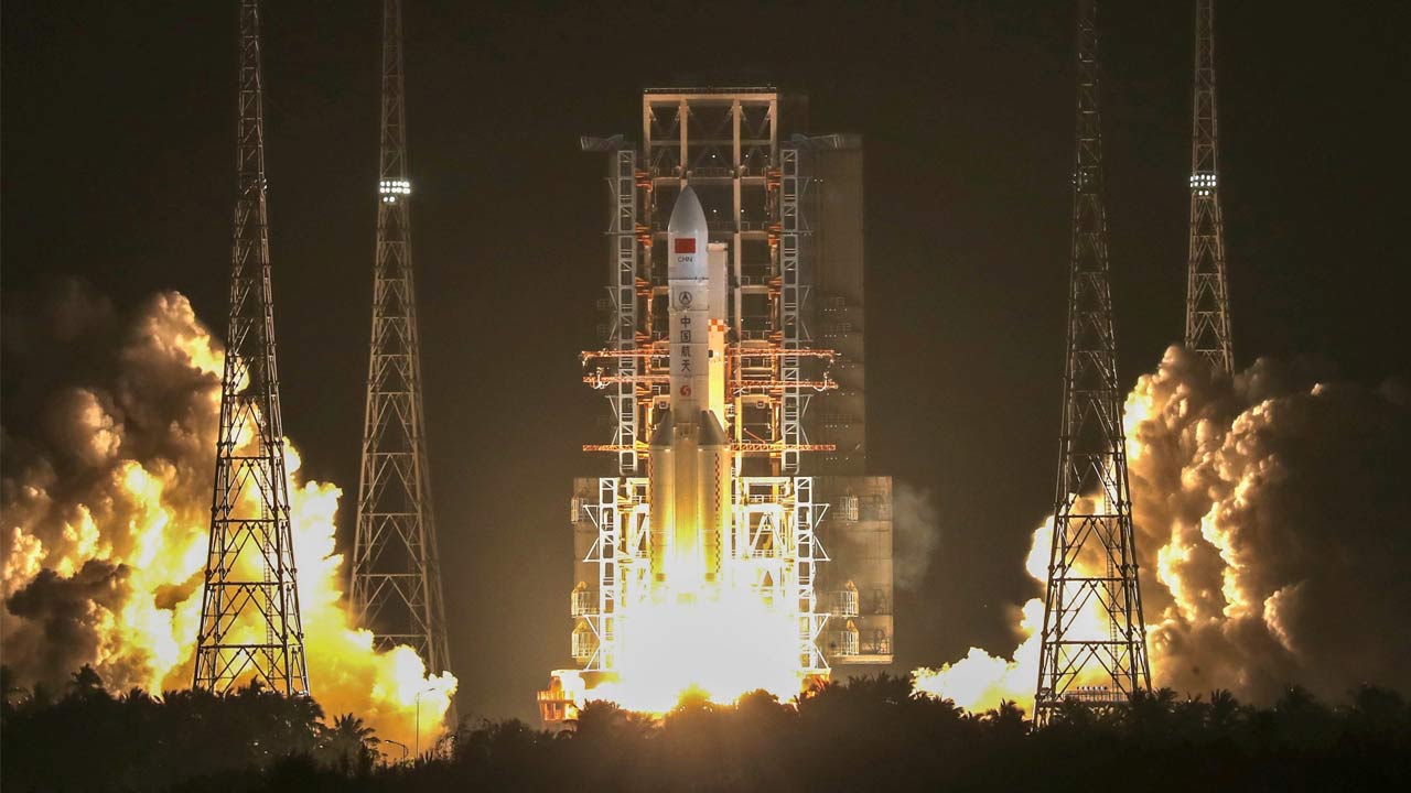 China launches third Long March-5 rocket in Hainan province on Friday evening, 27 December 2019. Image: ANI