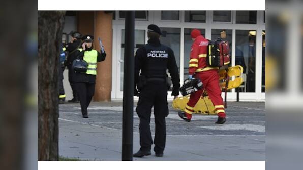 Six people dead in Czech Republic's Ostrava after man opens fire in hospital waiting room; suspect still at large