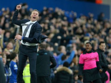 Premier League: I'd be on the roof if we win at Manchester United, says Everton's interim manager Duncan Ferguson Premier League: I'd be on the roof if we win at Manchester United, says Everton's interim manager Duncan Ferguson
