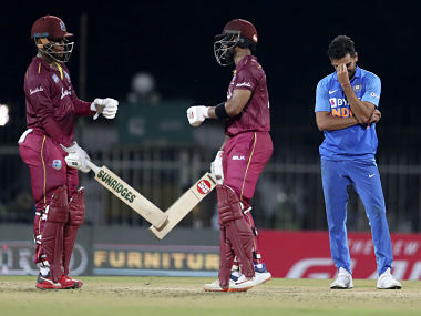 India vs West Indies: Shimron Hetmyer's belligerent knock, Shai Hope's measured ton help Windies clinch first ODI India vs West Indies: Shimron Hetmyer's belligerent knock, Shai Hope's measured ton help Windies clinch first ODI