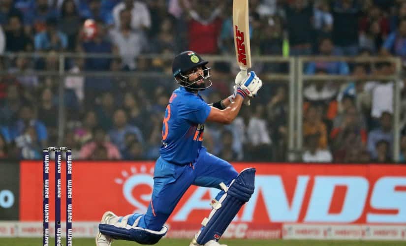 Indian captain Virat Kohli scored 70 not out off just 29 deliveries, notching up his 24th fifty in T20Is. AP