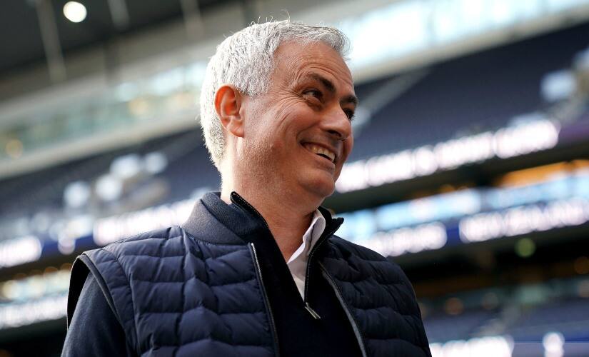 Tottenham Hotspur manager Jose Mourinho before the Premier League match against AFC Bournemouth at Tottenham Hotspur Stadium. AP