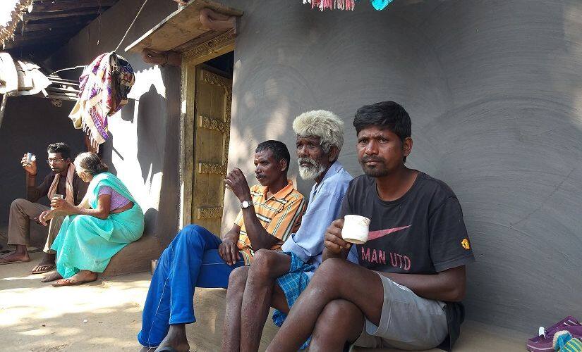(Left to right) Janvarius Minj, Bilasyus Tirkey, Peter Kerketta victims of the assault in Gumla’s Jurmu village suffered serious injuries in the mob violence in April 2019. Firstpost/Natasha Trivedi