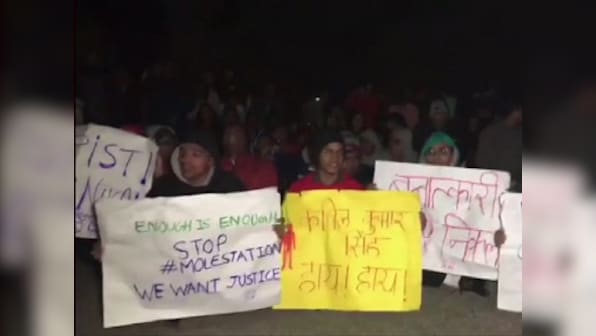 Junior doctors at Meerut medical college stage protests after resident doctor accuses department head of molestation
