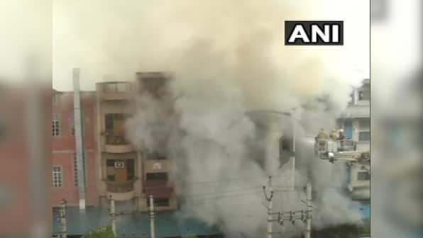 Massive blaze at shoe factory, neighbouring premise in Delhi’s Narela; 22 firetenders rushed to spot, three firemen injured, say reports
