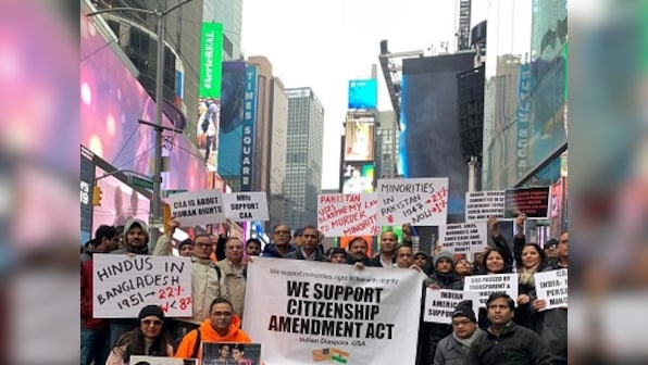 Indian-Americans hold events in support of CAA, Narendra Modi govt in New York’s Long Island, Times Square