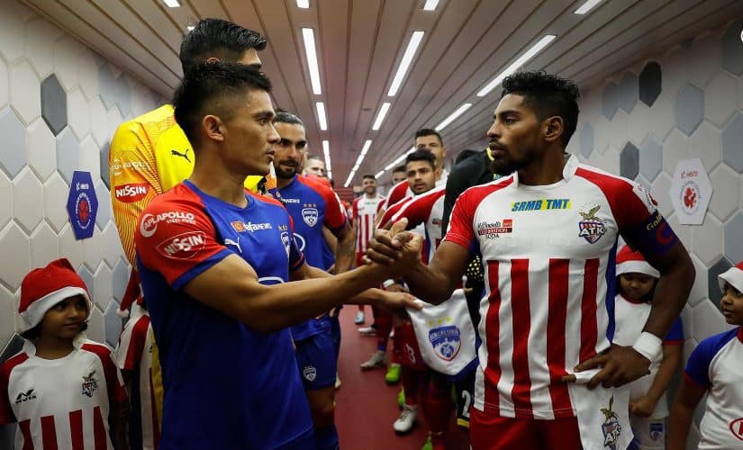 Fijian international Roy Krishna led his team ATK to a 1-0 victory over Bengaluru FC in the ISL. Image credits Twitter @IndSuperLeague