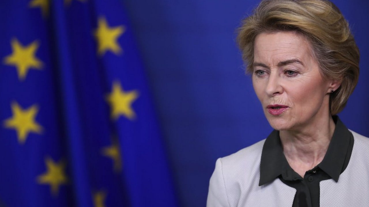 EU President Ursula von der Leyen has pledged to give 100 billion euros to poor countries so that they can deal with climate change. Image credit: AP
