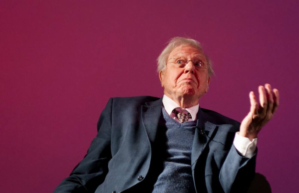 David Attenborough said that he had flagged the need for changes to political structures and daily lives two decades ago, but 