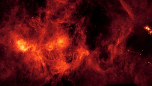 NASA's Spitzer Space Telescope captures image of 'burning cloud' Perseus Molecular Cloud