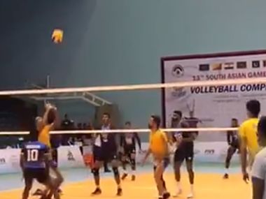 South Asian Games 2019: India beat Sri Lanka to set up final clash with Pakistan in men's volleyball competition South Asian Games 2019: India beat Sri Lanka to set up final clash with Pakistan in men's volleyball competition