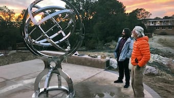 Reconstructed telescope throws it back to using the naked eye to chart location of stars and planets