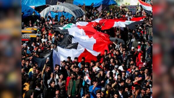 One killed after Iraqi security forces clash with anti-govt protesters; several rockets hit US embassy in Baghdad, 3 injured