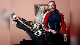 Hungarian gymnast Agnes Keleti, the oldest living Olympic champion and Holocaust survivour, turns 99