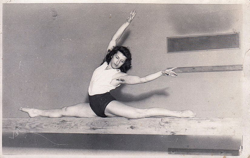 An undated family handout photo of Agnes Keleti. She won 10 medals in gymnastics — including five golds — at the 1952 Helsinki Games and at the 1956 Melbourne Games. AP Photo