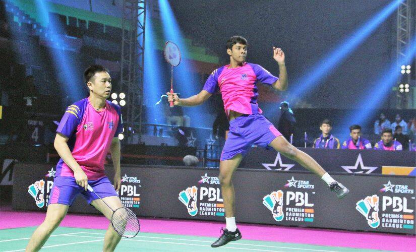 Chirag Shetty, India’s best hope for the Tokyo Olympics in doubles badminton, won the first match of the tie for Pune 7 Aces